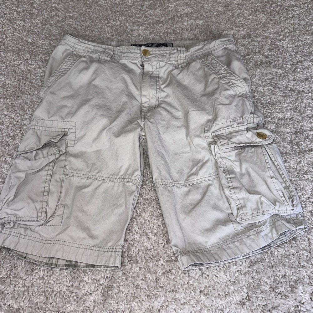 Wearfirst Shorts Mens 36 Beige Cargo Ripstop Military Army Outdoor Hiking